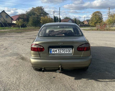 Зеленый Дэу Ланос, объемом двигателя 1.5 л и пробегом 265 тыс. км за 2400 $, фото 4 на Automoto.ua