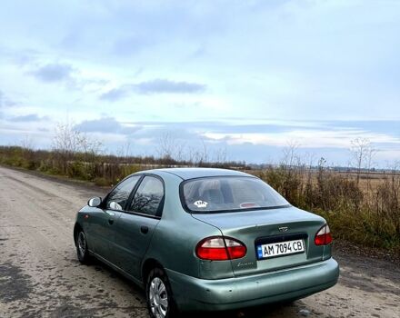 Зеленый Дэу Ланос, объемом двигателя 1.5 л и пробегом 220 тыс. км за 1850 $, фото 3 на Automoto.ua