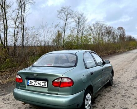 Зеленый Дэу Ланос, объемом двигателя 1.5 л и пробегом 220 тыс. км за 1850 $, фото 5 на Automoto.ua