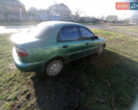 Зеленый Дэу Ланос, объемом двигателя 1.5 л и пробегом 211 тыс. км за 2400 $, фото 3 на Automoto.ua