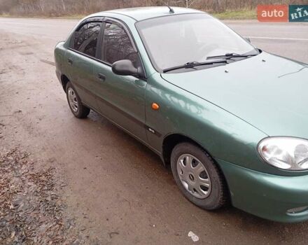 Зеленый Дэу Ланос, объемом двигателя 1.5 л и пробегом 123 тыс. км за 2755 $, фото 1 на Automoto.ua