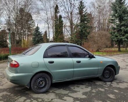 Зеленый Дэу Ланос, объемом двигателя 1.5 л и пробегом 171 тыс. км за 2300 $, фото 2 на Automoto.ua