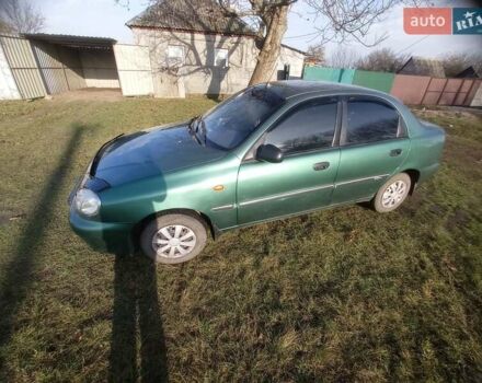 Зеленый Дэу Ланос, объемом двигателя 1.5 л и пробегом 211 тыс. км за 2400 $, фото 1 на Automoto.ua