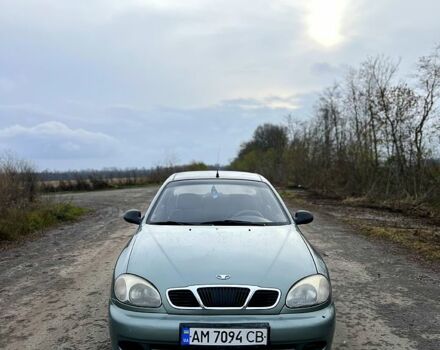 Зеленый Дэу Ланос, объемом двигателя 1.5 л и пробегом 220 тыс. км за 1850 $, фото 1 на Automoto.ua