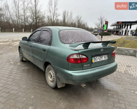 Зеленый Дэу Ланос, объемом двигателя 1.39 л и пробегом 110 тыс. км за 1550 $, фото 2 на Automoto.ua