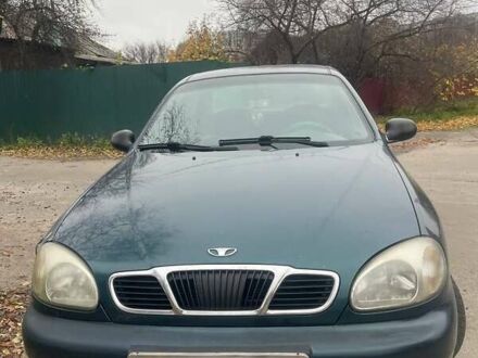 Зеленый Дэу Ланос, объемом двигателя 1.5 л и пробегом 474 тыс. км за 1250 $, фото 1 на Automoto.ua