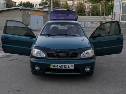 Дэу Ланос 1998 в Запорожье на Automoto.ua Зеленый Дэу Ланос, объемом двигателя 1.5 л и пробегом 360 тыс. км за 1600 $, фото 1 на Automoto.ua