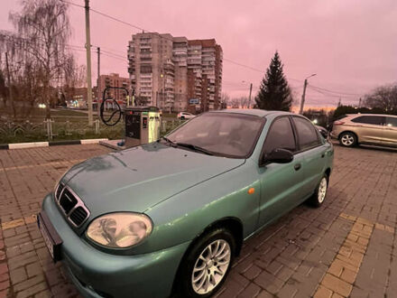 Зеленый Дэу Ланос, объемом двигателя 1.5 л и пробегом 240 тыс. км за 2400 $, фото 1 на Automoto.ua