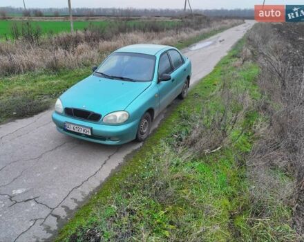 Зеленый Дэу Ланос, объемом двигателя 1.5 л и пробегом 100 тыс. км за 1900 $, фото 1 на Automoto.ua
