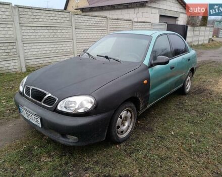 Зеленый Дэу Ланос, объемом двигателя 1.5 л и пробегом 374 тыс. км за 750 $, фото 1 на Automoto.ua