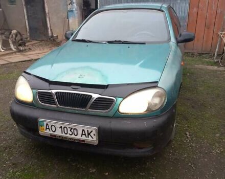 Зеленый Дэу Ланос, объемом двигателя 1.5 л и пробегом 350 тыс. км за 1200 $, фото 1 на Automoto.ua