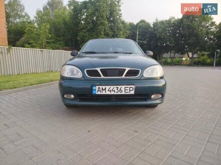 Деу Ланос 2000 у Житомирі на Automoto.ua Зелений Деу Ланос, об'ємом двигуна 1.6 л та пробігом 220 тис. км за 2000 $, фото 1 на Automoto.ua