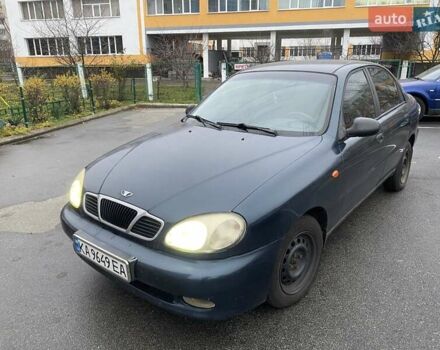 Зеленый Дэу Ланос, объемом двигателя 1.5 л и пробегом 218 тыс. км за 2500 $, фото 1 на Automoto.ua