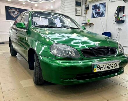 Зеленый Дэу Ланос, объемом двигателя 1.3 л и пробегом 350 тыс. км за 1700 $, фото 1 на Automoto.ua
