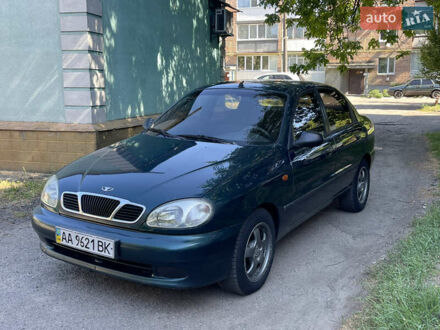 Дэу Ланос 2002 в Золотоноше на Automoto.ua Зеленый Дэу Ланос, объемом двигателя 1.5 л и пробегом 150 тыс. км за 1950 $, фото 1 на Automoto.ua