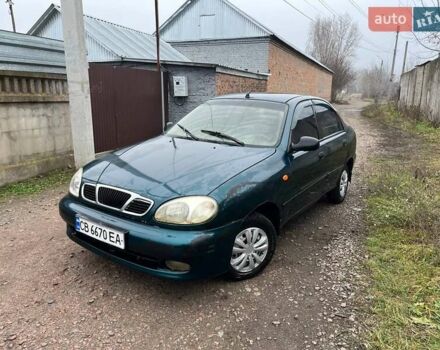 Зелений Деу Ланос, об'ємом двигуна 1.5 л та пробігом 200 тис. км за 1500 $, фото 1 на Automoto.ua