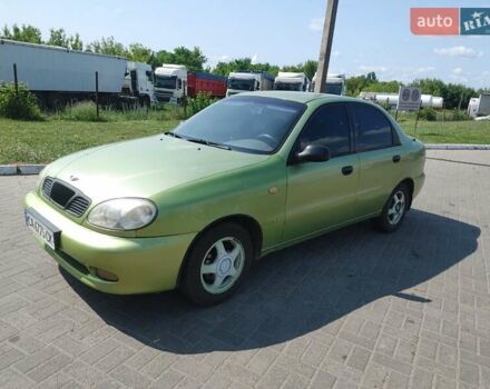 Зеленый Дэу Ланос, объемом двигателя 1.6 л и пробегом 230 тыс. км за 1399 $, фото 1 на Automoto.ua