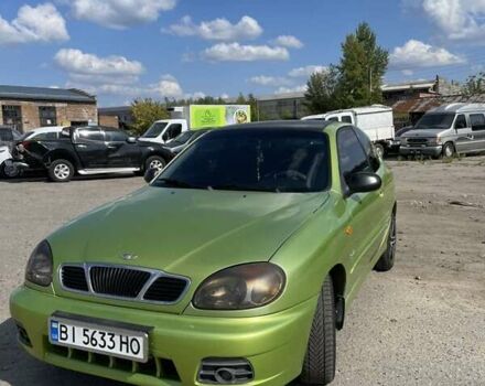 Зелений Деу Ланос, об'ємом двигуна 1.6 л та пробігом 165 тис. км за 3500 $, фото 1 на Automoto.ua
