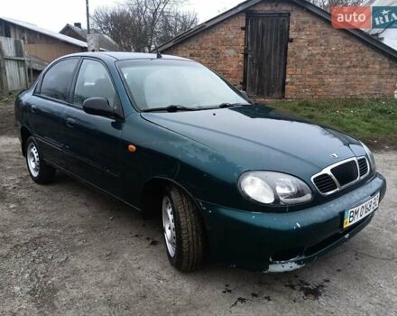 Зеленый Дэу Ланос, объемом двигателя 1.6 л и пробегом 278 тыс. км за 2200 $, фото 1 на Automoto.ua