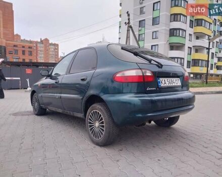 Зеленый Дэу Ланос, объемом двигателя 1.5 л и пробегом 300 тыс. км за 2150 $, фото 1 на Automoto.ua
