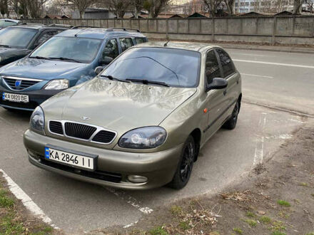 Дэу Ланос 2003 в Киеве на Automoto.ua Зеленый Дэу Ланос, объемом двигателя 1.5 л и пробегом 265 тыс. км за 2500 $, фото 1 на Automoto.ua