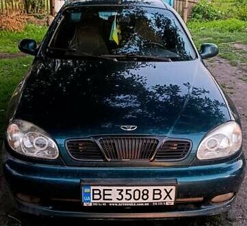 Дэу Ланос 2003 в Вознесенске на Automoto.ua Зеленый Дэу Ланос, объемом двигателя 1.5 л и пробегом 290 тыс. км за 2400 $, фото 1 на Automoto.ua