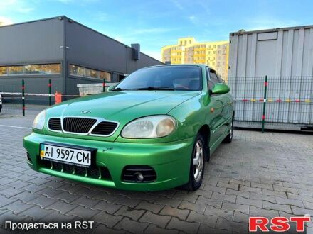 Зеленый Дэу Ланос, объемом двигателя 1.6 л и пробегом 175 тыс. км за 2099 $, фото 1 на Automoto.ua