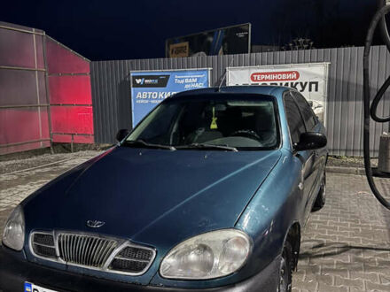 Зеленый Дэу Ланос, объемом двигателя 1.5 л и пробегом 497 тыс. км за 1300 $, фото 1 на Automoto.ua