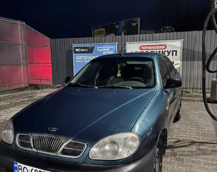 Зеленый Дэу Ланос, объемом двигателя 1.5 л и пробегом 497 тыс. км за 1300 $, фото 1 на Automoto.ua