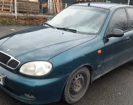 Зеленый Дэу Ланос, объемом двигателя 1.3 л и пробегом 260 тыс. км за 1400 $, фото 1 на Automoto.ua