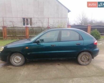 Зеленый Дэу Ланос, объемом двигателя 1.5 л и пробегом 228 тыс. км за 2500 $, фото 1 на Automoto.ua