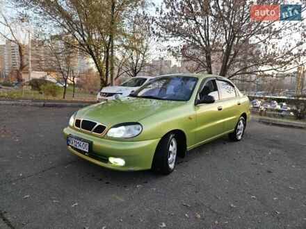 Зеленый Дэу Ланос, объемом двигателя 1.6 л и пробегом 150 тыс. км за 3050 $, фото 1 на Automoto.ua