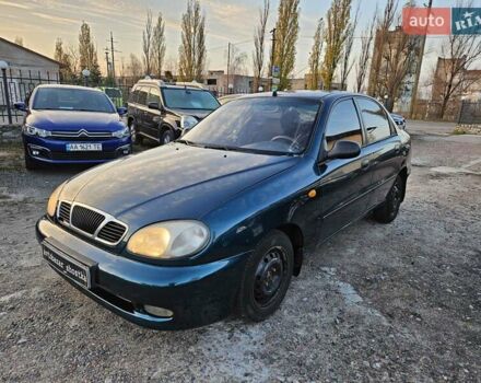 Зеленый Дэу Ланос, объемом двигателя 1.5 л и пробегом 296 тыс. км за 3000 $, фото 1 на Automoto.ua