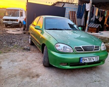 Зеленый Дэу Ланос, объемом двигателя 1.6 л и пробегом 200 тыс. км за 1700 $, фото 1 на Automoto.ua
