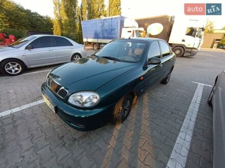 Деу Ланос 2003 у Кременчуге на Automoto.ua Зелений Деу Ланос, об'ємом двигуна 1.5 л та пробігом 155 тис. км за 3550 $, фото 1 на Automoto.ua