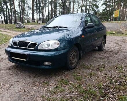 Зеленый Дэу Ланос, объемом двигателя 1.5 л и пробегом 162 тыс. км за 1800 $, фото 1 на Automoto.ua