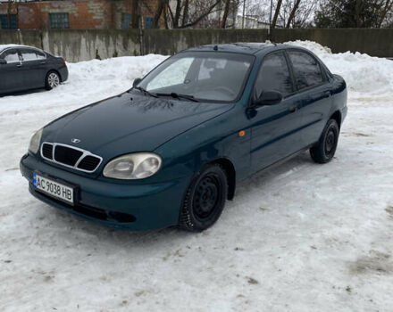 Зеленый Дэу Ланос, объемом двигателя 1.5 л и пробегом 212 тыс. км за 1550 $, фото 1 на Automoto.ua