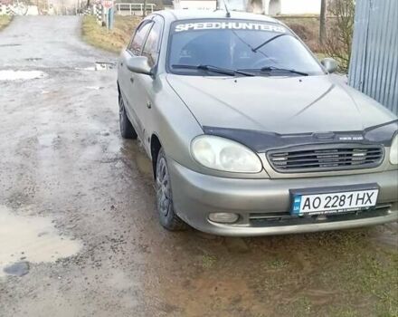 Зелений Деу Ланос, об'ємом двигуна 1.35 л та пробігом 214 тис. км за 1600 $, фото 1 на Automoto.ua