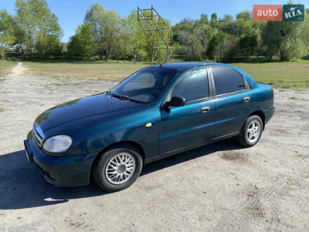 Дэу Ланос 2004 в Каневе на Automoto.ua Зеленый Дэу Ланос, объемом двигателя 1.5 л и пробегом 200 тыс. км за 1100 $, фото 1 на Automoto.ua