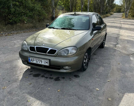 Зеленый Дэу Ланос, объемом двигателя 1.5 л и пробегом 330 тыс. км за 2150 $, фото 1 на Automoto.ua