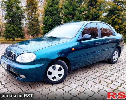 Зеленый Дэу Ланос, объемом двигателя 1.5 л и пробегом 185 тыс. км за 2750 $, фото 1 на Automoto.ua