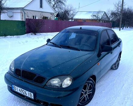 Зелений Деу Ланос, об'ємом двигуна 1.5 л та пробігом 215 тис. км за 2400 $, фото 1 на Automoto.ua