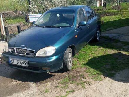 Дэу Ланос 2004 в Калуше на Automoto.ua Зеленый Дэу Ланос, объемом двигателя 1.5 л и пробегом 260 тыс. км за 1550 $, фото 1 на Automoto.ua