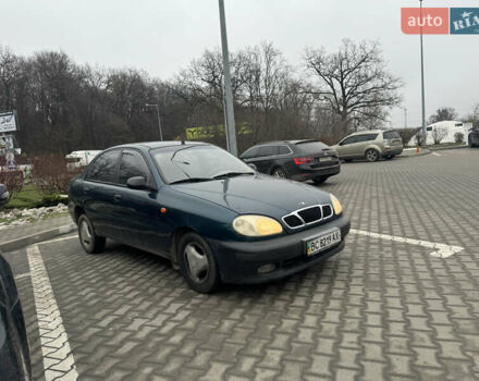 Зеленый Дэу Ланос, объемом двигателя 1.5 л и пробегом 200 тыс. км за 999 $, фото 1 на Automoto.ua