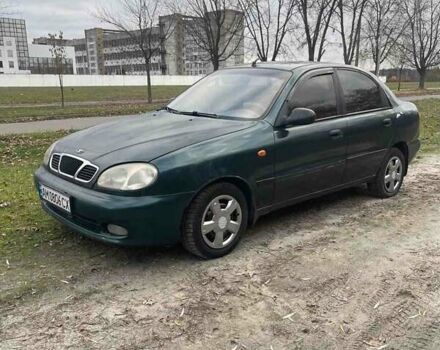 Зеленый Дэу Ланос, объемом двигателя 1.6 л и пробегом 200 тыс. км за 850 $, фото 1 на Automoto.ua