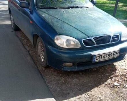 Зеленый Дэу Ланос, объемом двигателя 1.5 л и пробегом 342 тыс. км за 950 $, фото 1 на Automoto.ua