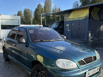 Зеленый Дэу Ланос, объемом двигателя 1.3 л и пробегом 385 тыс. км за 1250 $, фото 1 на Automoto.ua