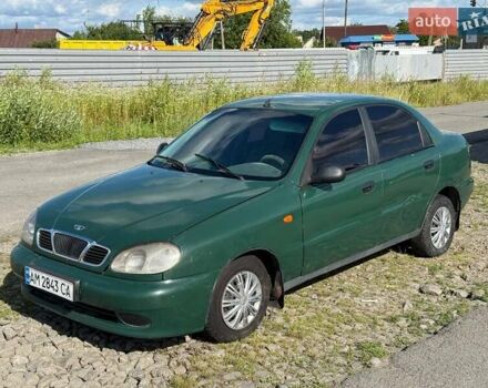 Дэу Ланос 2005 в Шепетовке на Automoto.ua Зеленый Дэу Ланос, объемом двигателя 1.5 л и пробегом 180 тыс. км за 1200 $, фото 1 на Automoto.ua