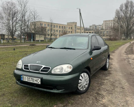 Зеленый Дэу Ланос, объемом двигателя 1.5 л и пробегом 240 тыс. км за 2850 $, фото 1 на Automoto.ua