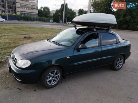 Зелений Деу Ланос, об'ємом двигуна 1.5 л та пробігом 215 тис. км за 2400 $, фото 1 на Automoto.ua